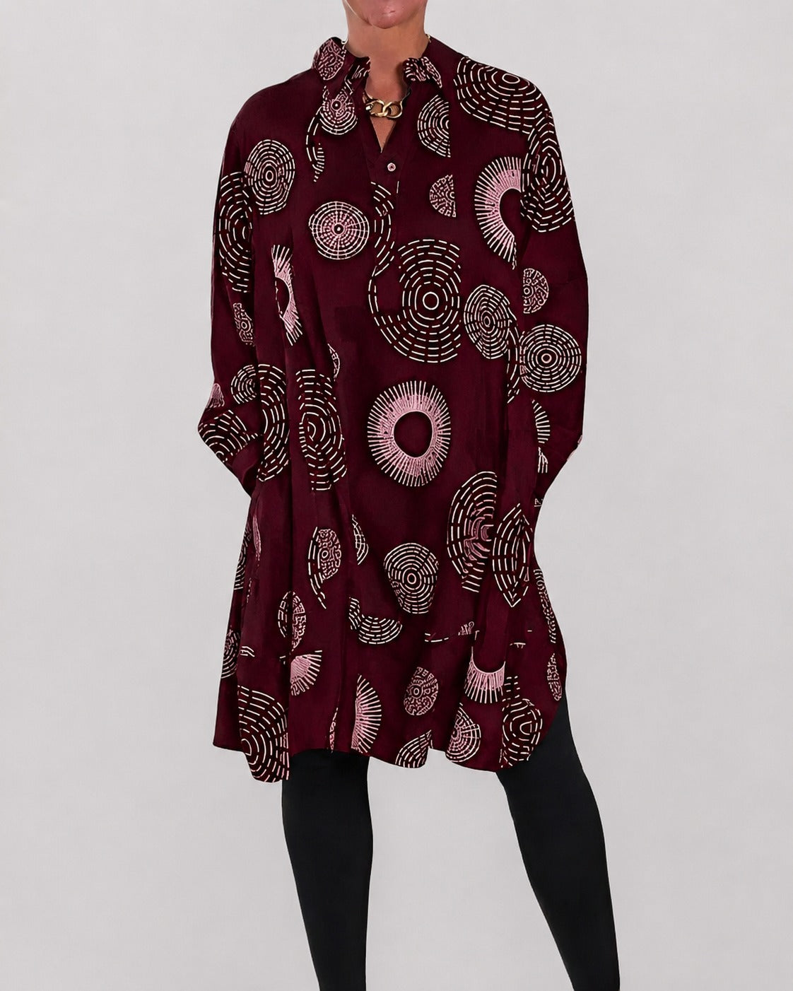 Lacie - Komfortables Kleid mit Kragenakzent