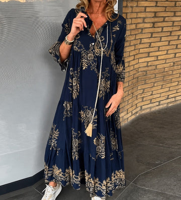 Janice - Lockeres, klassisches Kleid