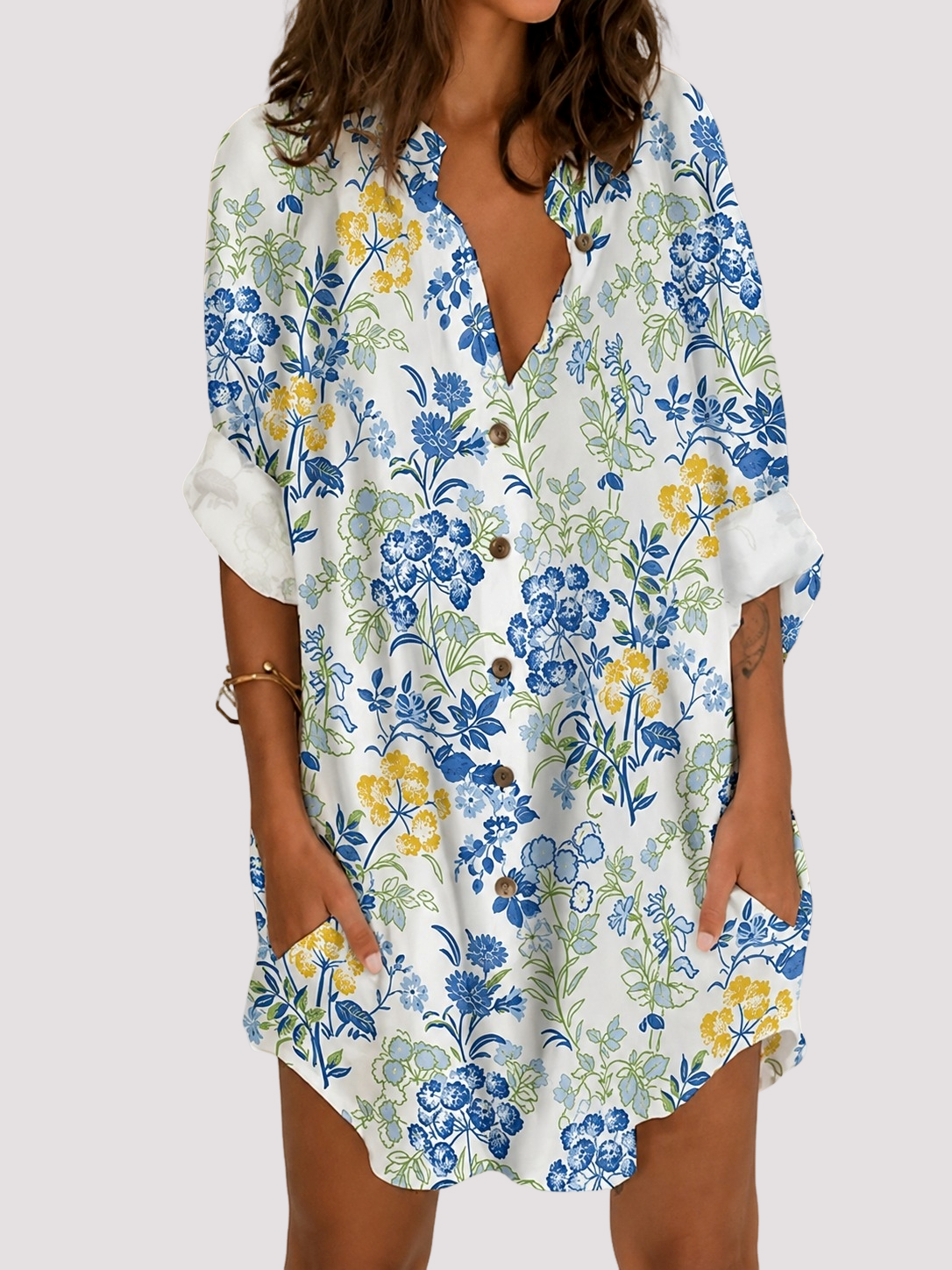 Esha - Stilvolles Kleid mit langen Ärmeln