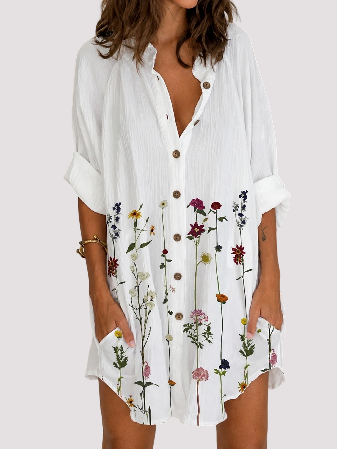 Esha - Stilvolles Kleid mit langen Ärmeln