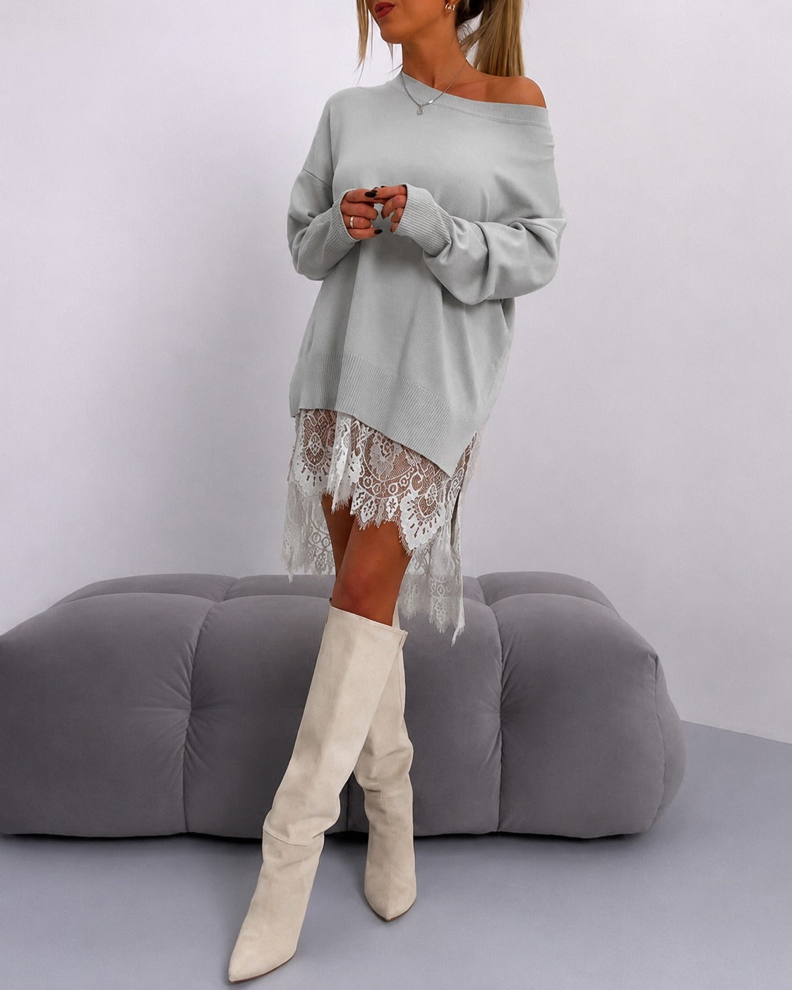 Eleanor - Stilvolles Kleid mit offenen Schultern