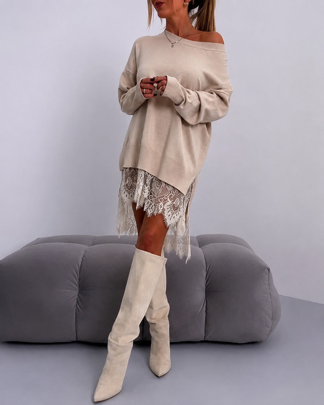 Eleanor - Stilvolles Kleid mit offenen Schultern