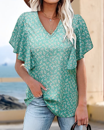 Vendee - Stilvolle Bluse mit Falten
