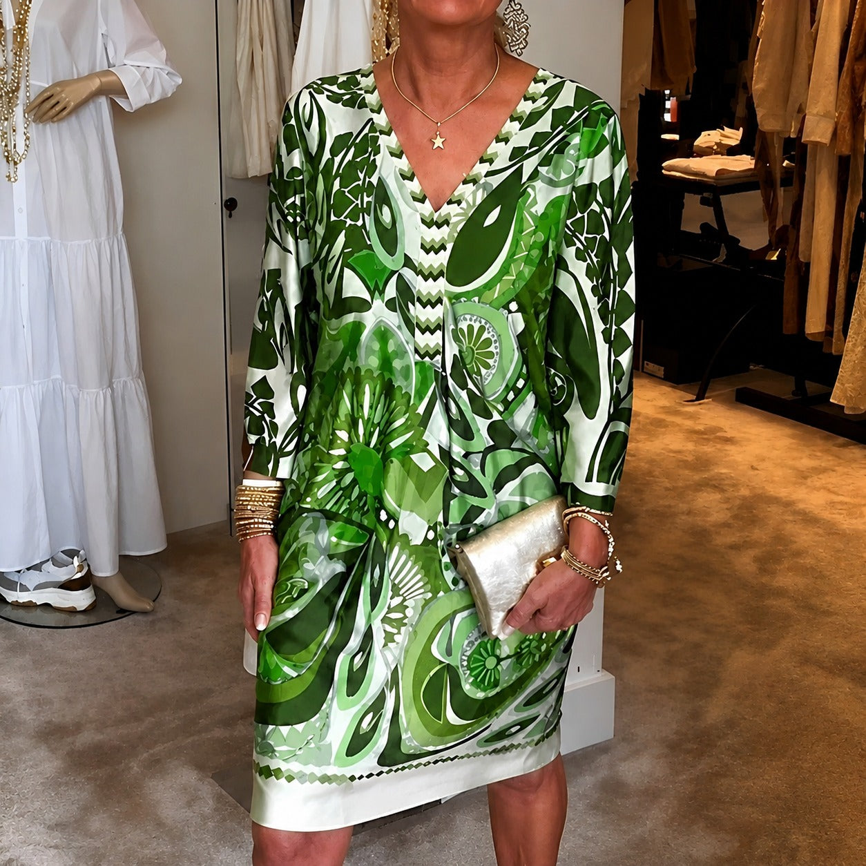 Talia - Stilvolles Kleid mit Muster