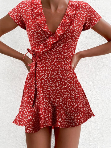 Betsy - Schickes Mini-Kleid mit Blumenmuster