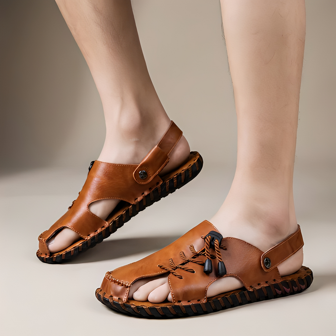Rowar - Sandalen für Herren mit offener Spitze für den Sommer