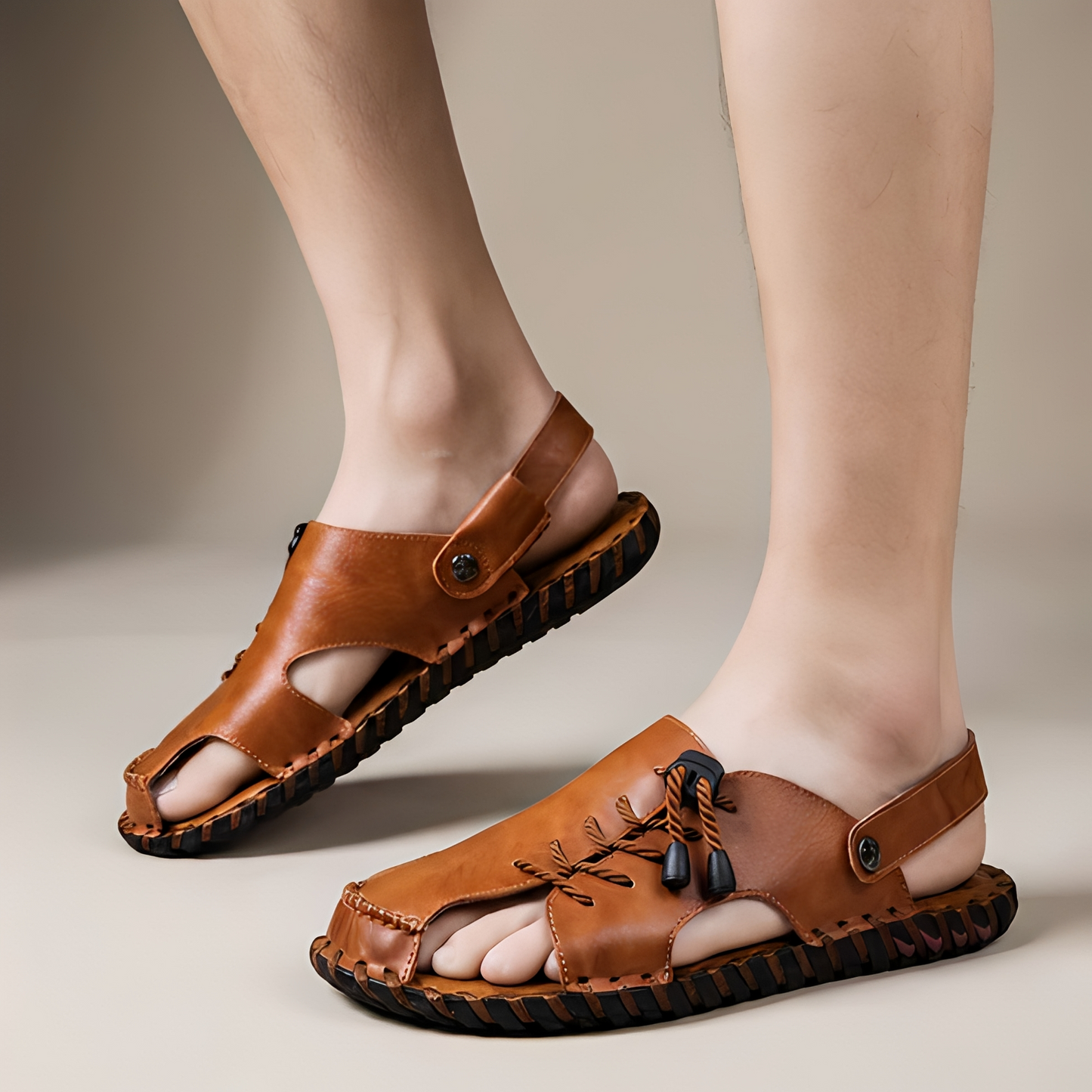Rowar - Sandalen für Herren mit offener Spitze für den Sommer