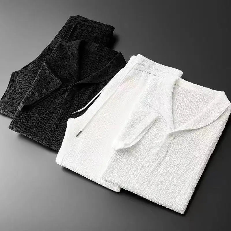 Luca - Kurzarmhemd und Hose mit flexiblem Bund
