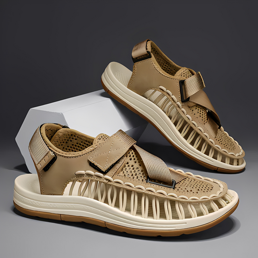 Alfien - Atmungsaktive Herrensandalen mit verstellbaren Riemen