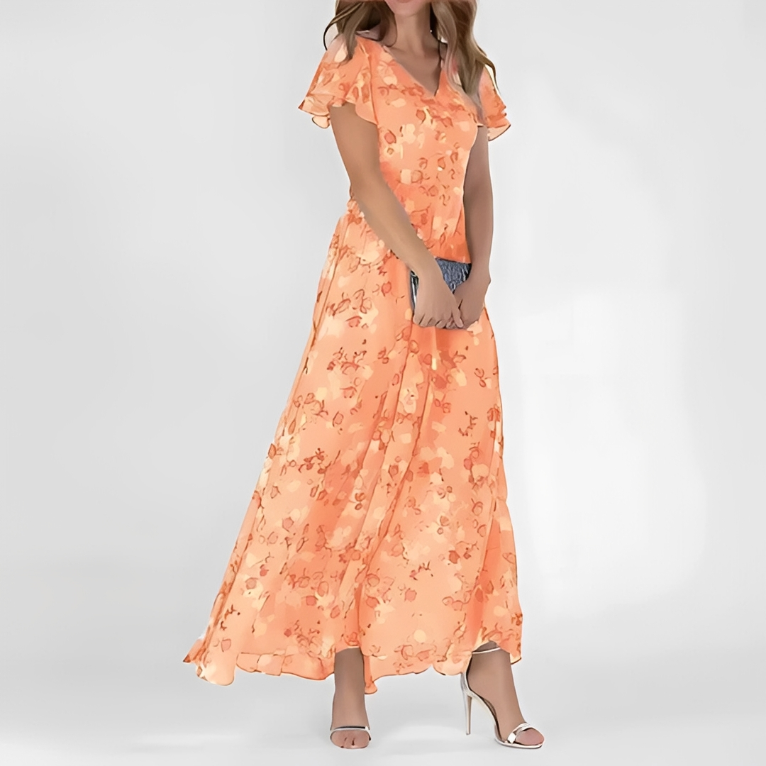Davonie - Elegantes Blumen Kleid