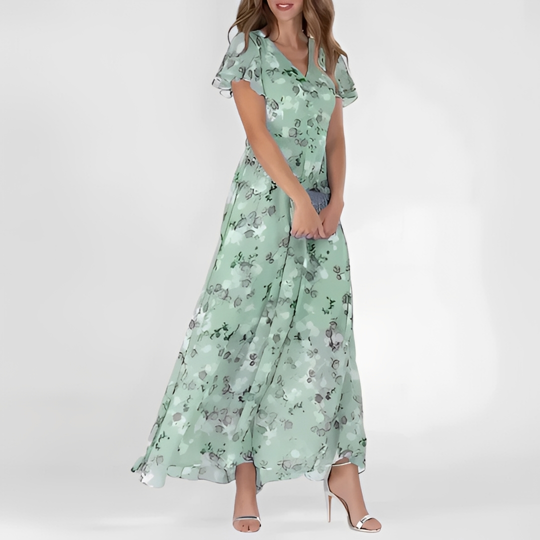 Davonie - Elegantes Blumen Kleid