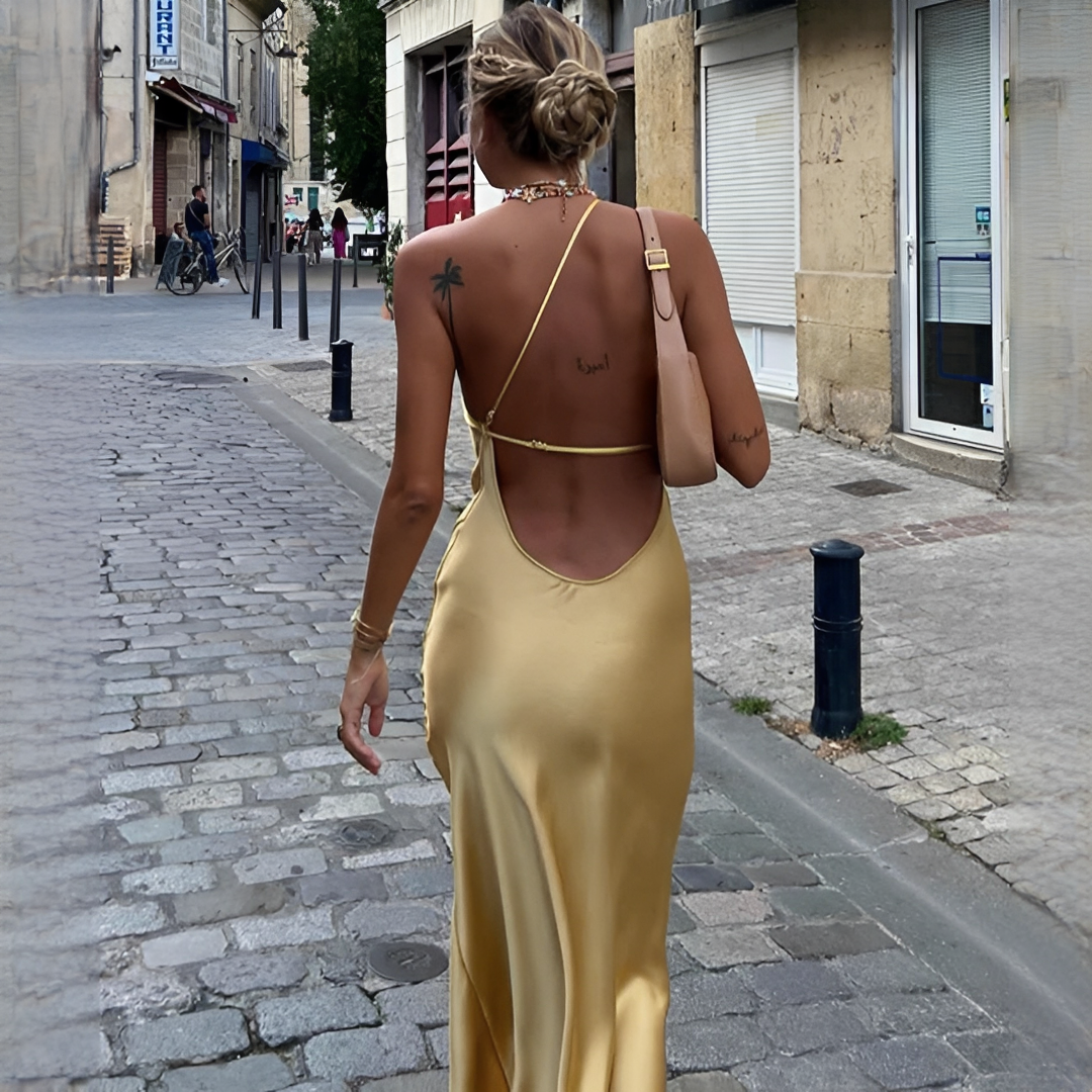 Arcelie - Stilvolles und schickes langes Kleid