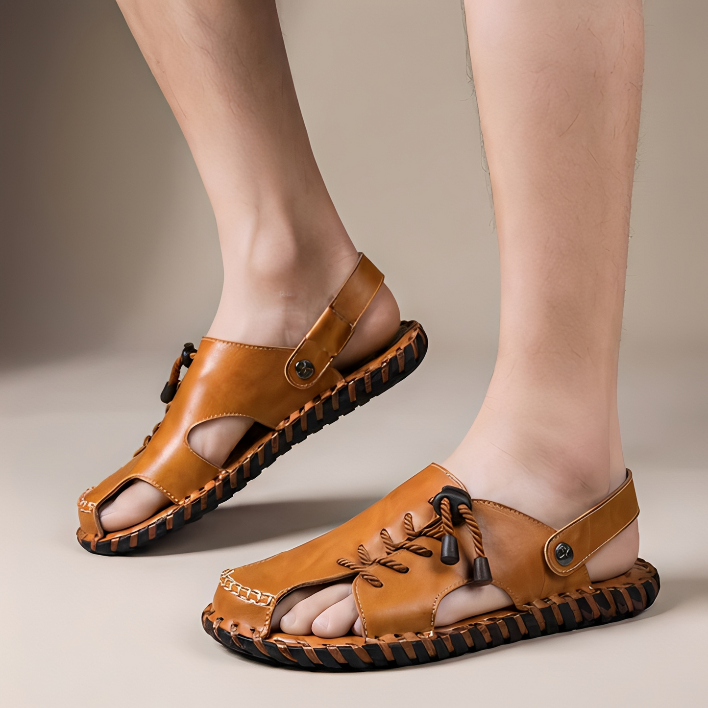 Rowar - Sandalen für Herren mit offener Spitze für den Sommer