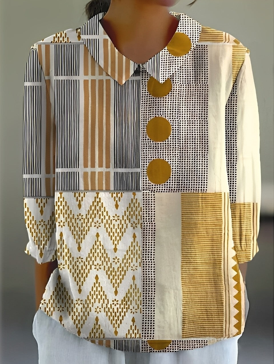 Alfie - Trendiges, lässig geschnittenes Damen-Shirt mit Print