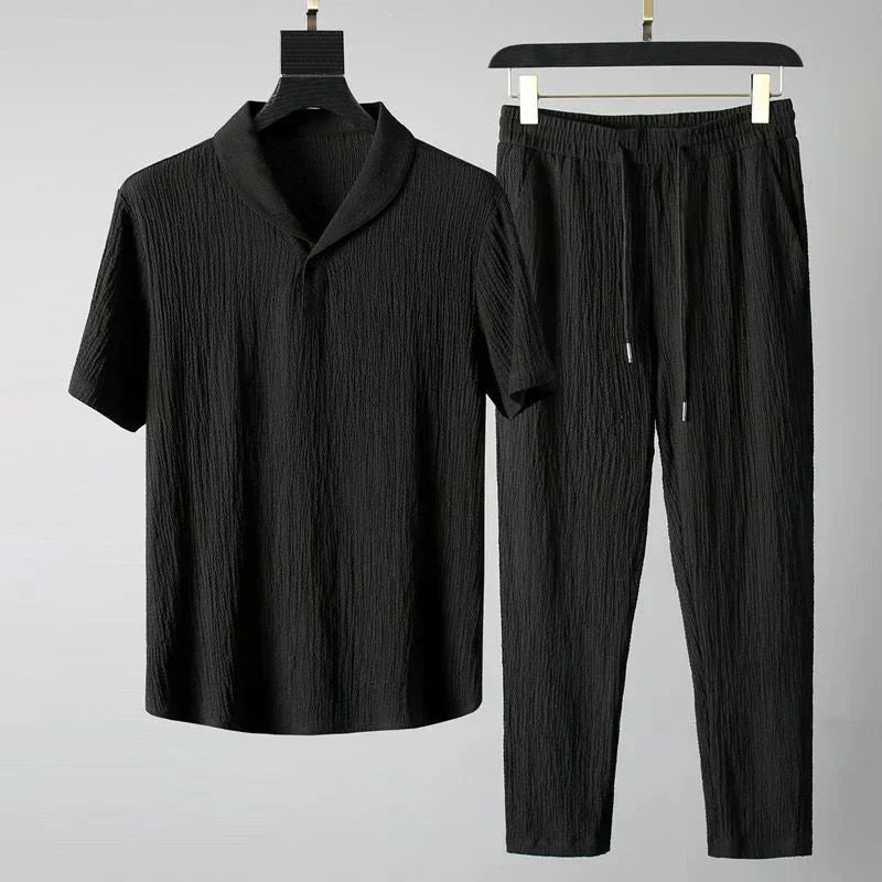 Luca - Kurzarmhemd und Hose mit flexiblem Bund