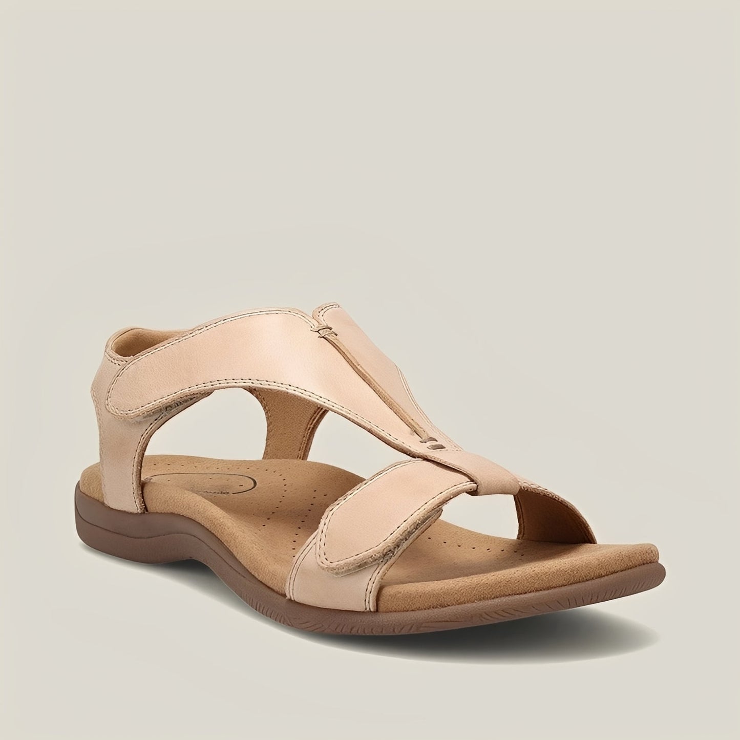 Sharon - Plateau-Sandalen mit Klettverschluss