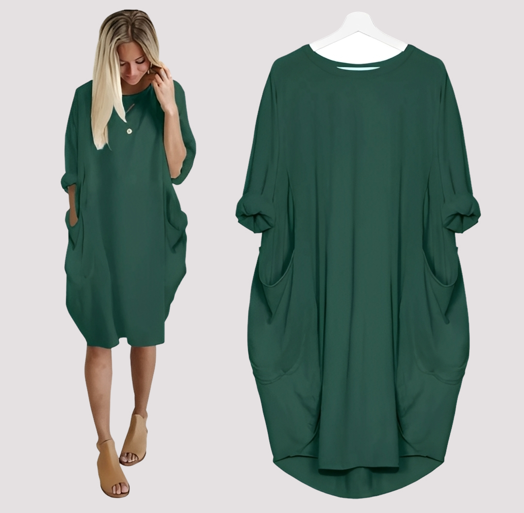 Kate - Komfortables, locker geschnittenes Damenkleid