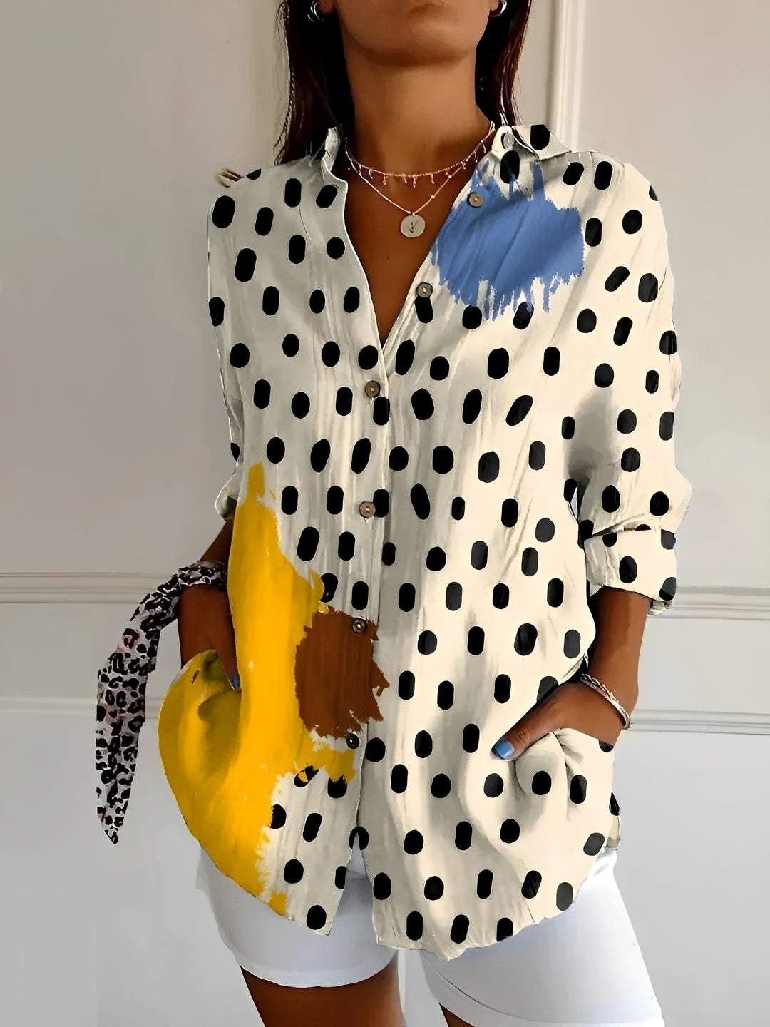 Chantelle - Stilvolle Damenbluse mit Knopfleiste