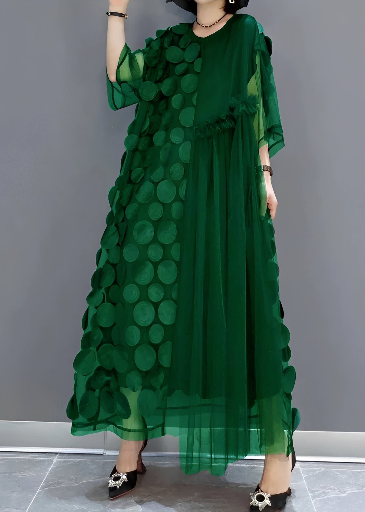 Hanna - Elegantes asymmetrisches Damenkleid