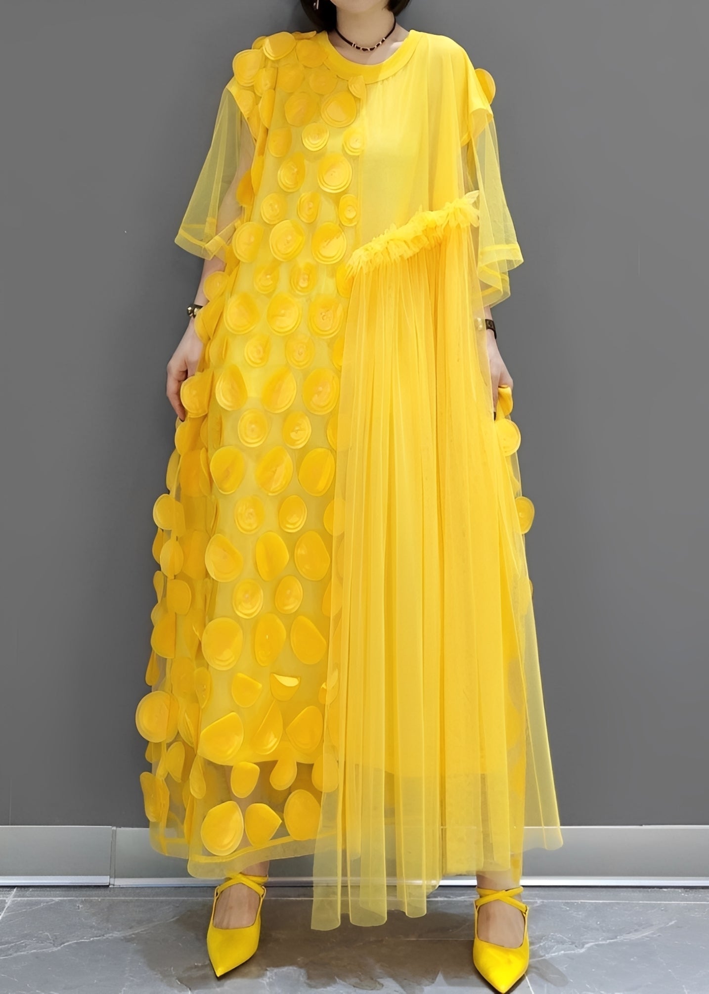 Hanna - Elegantes asymmetrisches Damenkleid