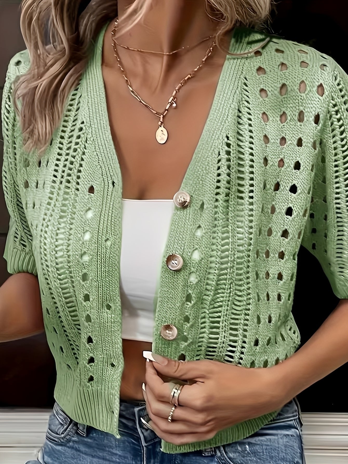 Catrin - Elegantes Oberteil mit Lochdesign