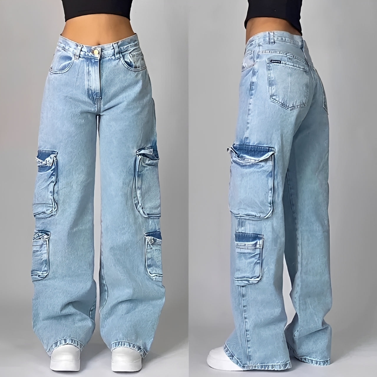 Elsie - Stilvolle Baggy-Cargo-Hose