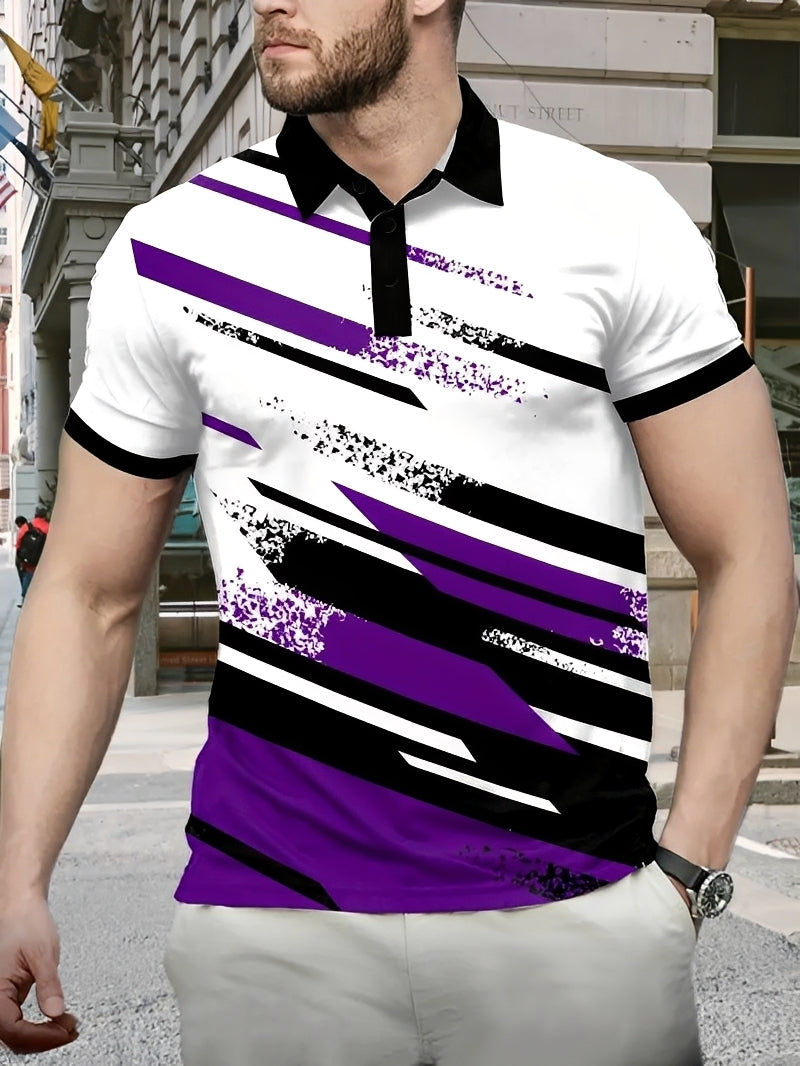 Aaron - Elegantes Herren-Polohemd mit Muster