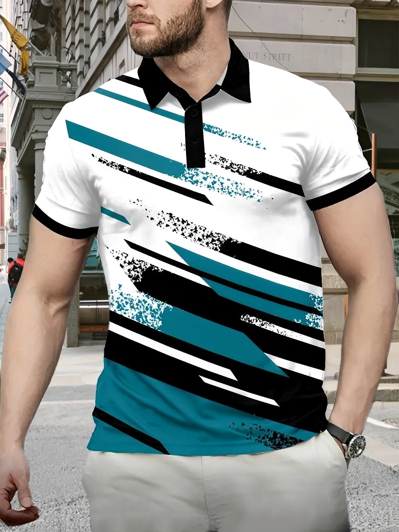 Aaron - Elegantes Herren-Polohemd mit Muster