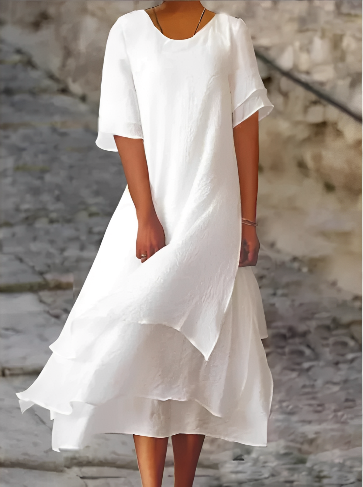 Tianna - Komfortables, lässiges Damen-Maxikleid