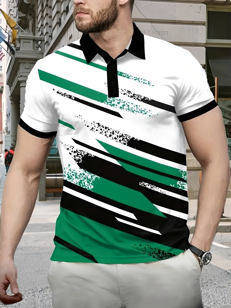 Aaron - Elegantes Herren-Polohemd mit Muster