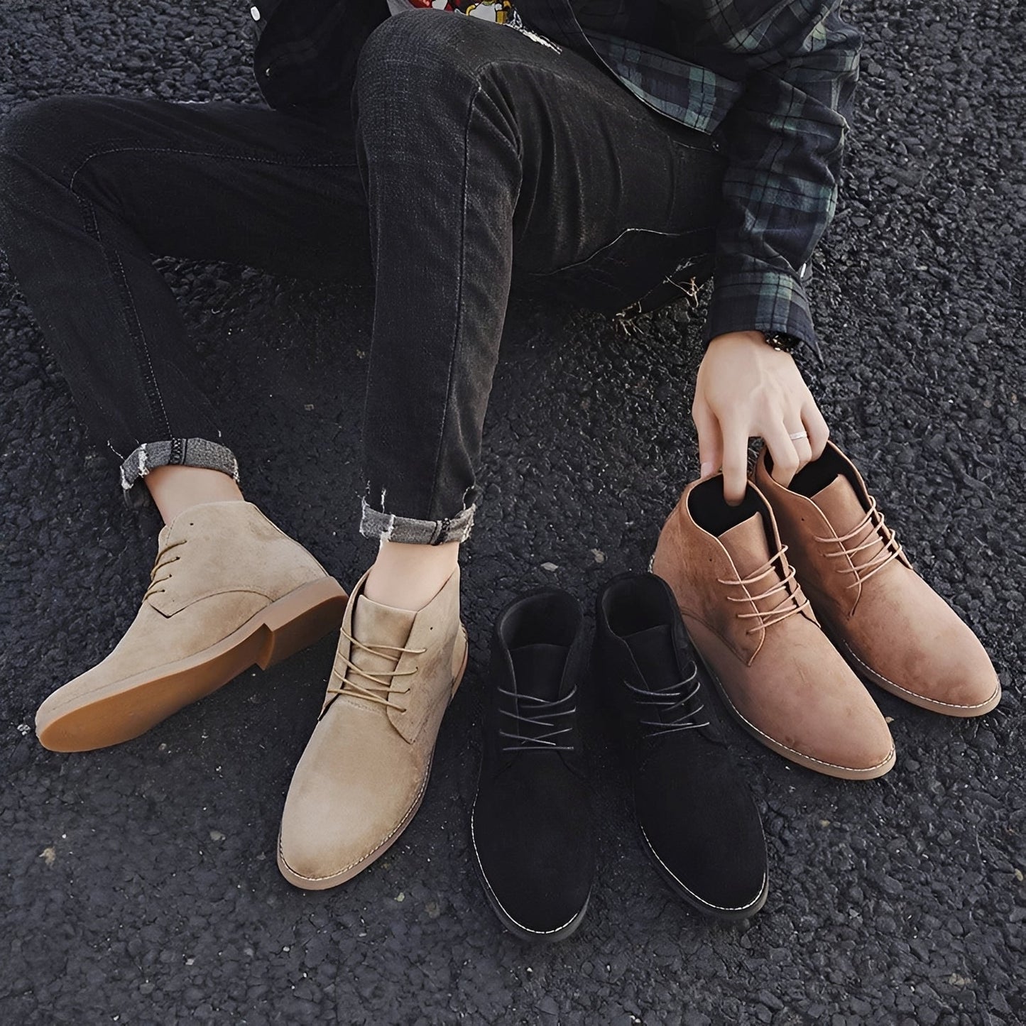 Alvin - Elegante Stiefeletten mit spitzem Design
