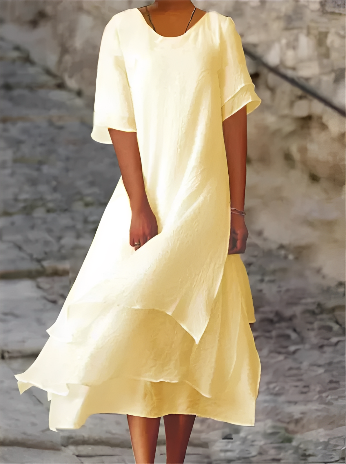 Tianna - Komfortables, lässiges Damen-Maxikleid