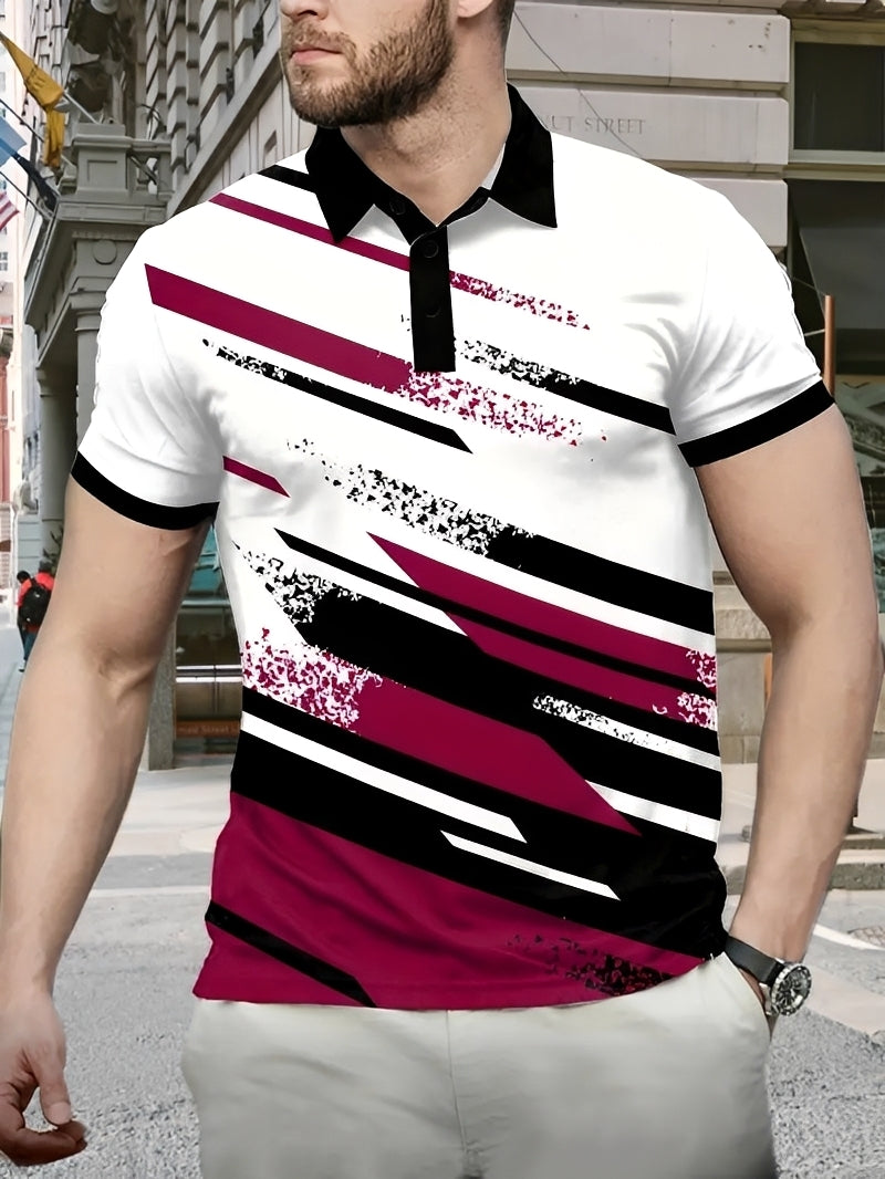 Aaron - Elegantes Herren-Polohemd mit Muster