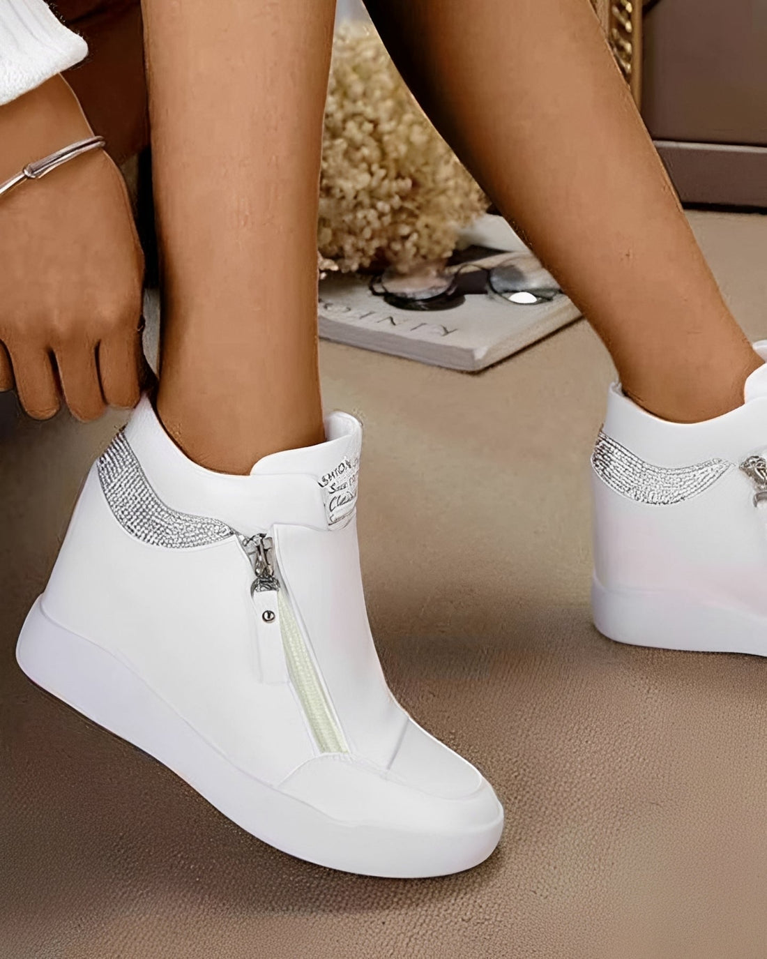 Vanessa - Moderne High-Top-Wedges
