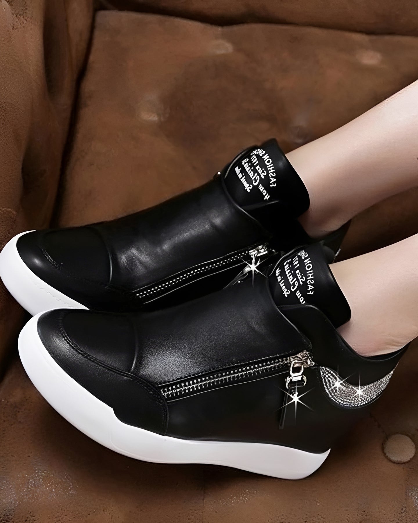 Vanessa - Moderne High-Top-Wedges