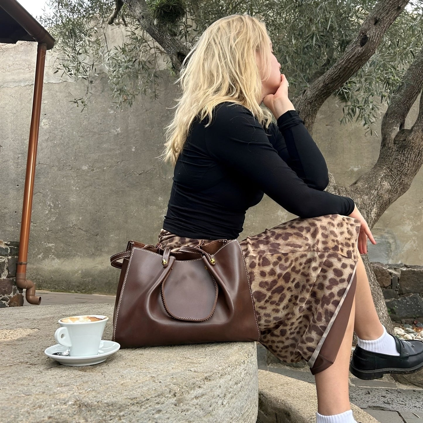 Sabrina - Modische Retro-Schultertasche