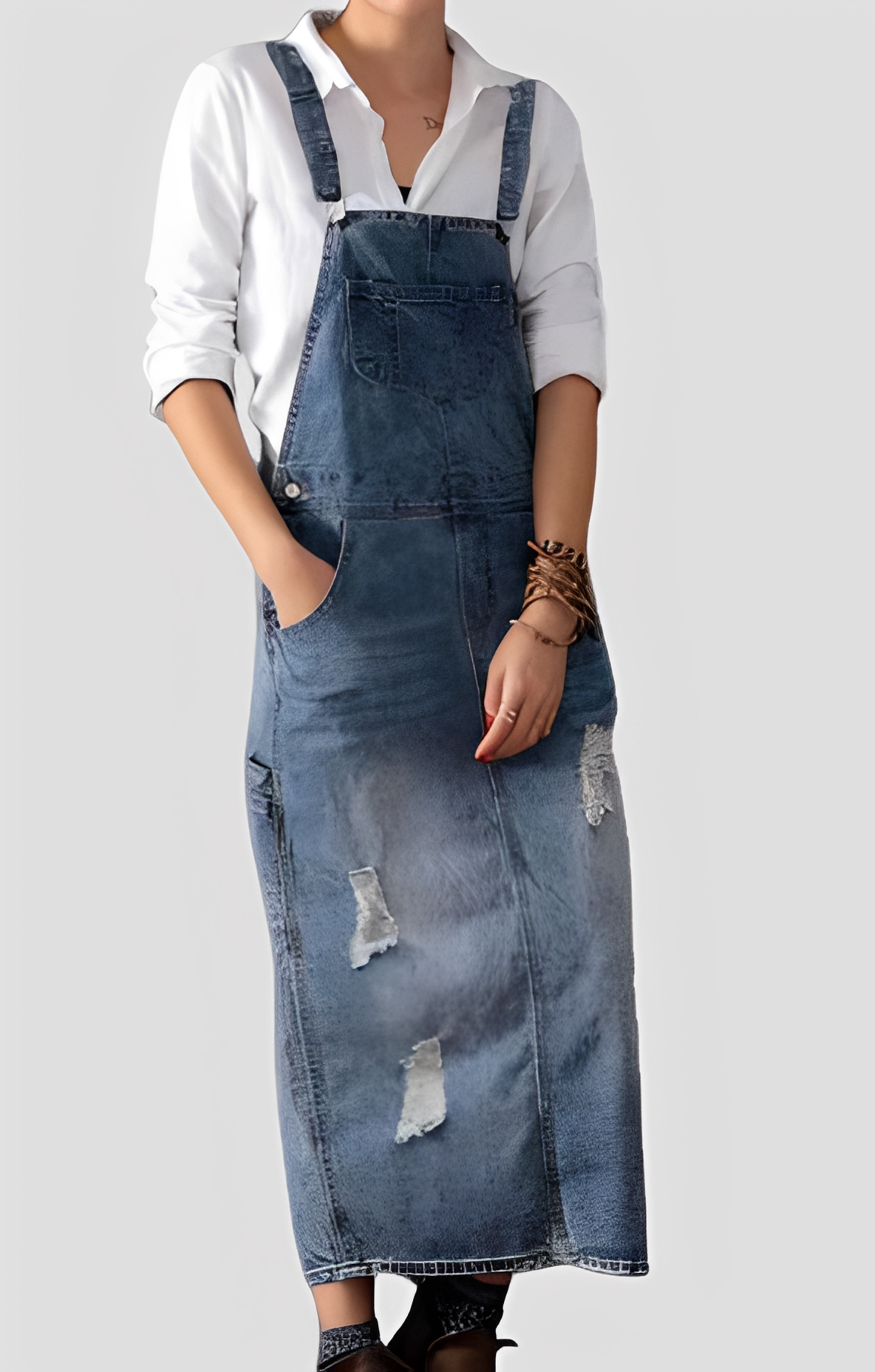 Katya - Eleganter Damen-Jeans-Overall