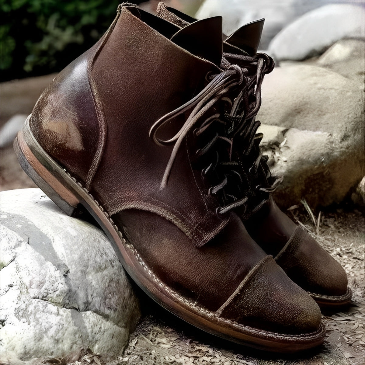 Hanzo - Klassische Schnürstiefel für Herren